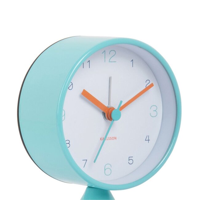Karlsson - Alarm Clock Funky Vibes - turquoise blue
