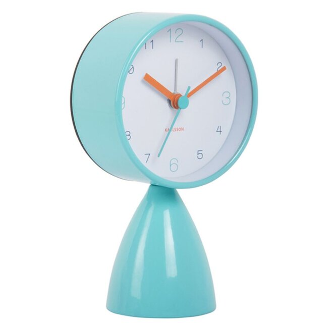 Karlsson - Alarm Clock Funky Vibes - turquoise blue