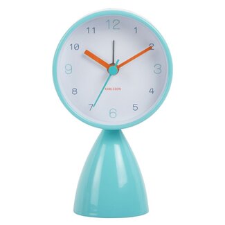 Karlsson Alarm Clock Funky Vibes - turquoise blue