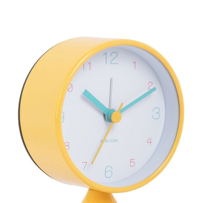 Karlsson - Wecker Funky Vibes - gelb