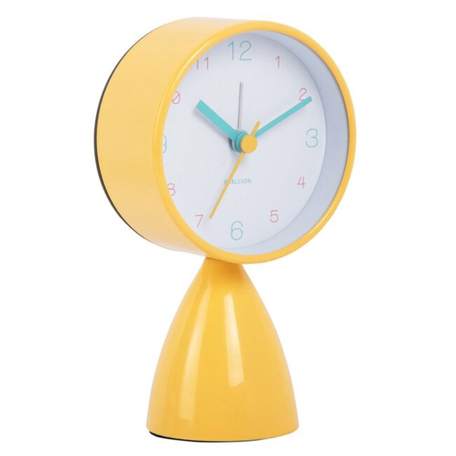 Karlsson - Alarm Clock Funky Vibes - yellow