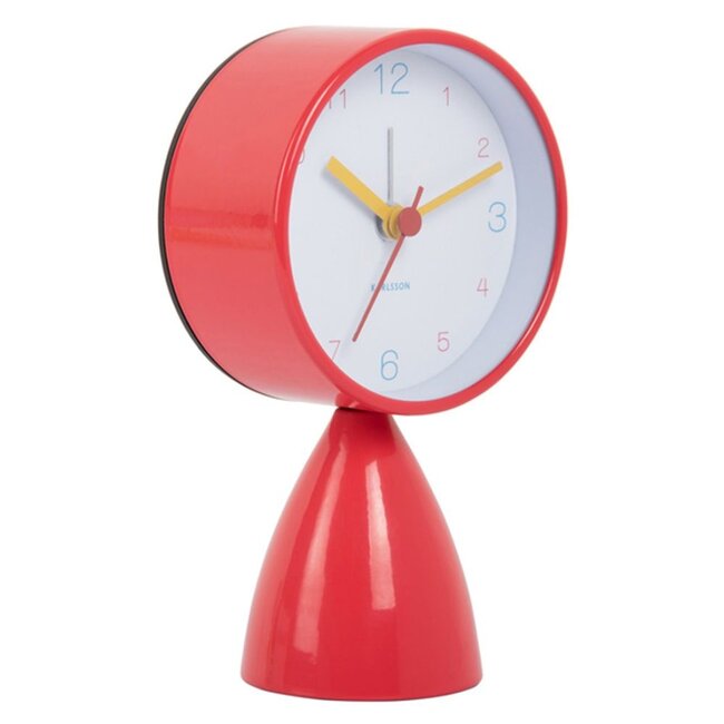 Karlsson - Wecker Funky Vibes - rot