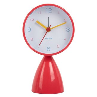 Karlsson Alarm Clock Funky Vibes - red