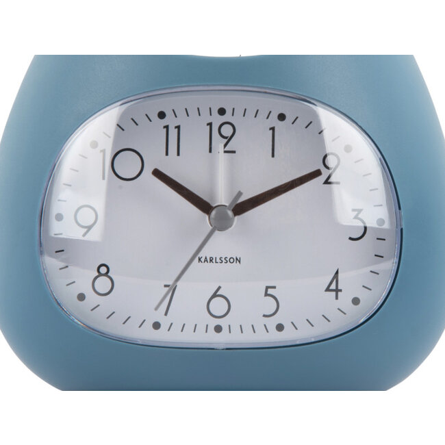 Karlsson - Wecker Blob Bell - blau