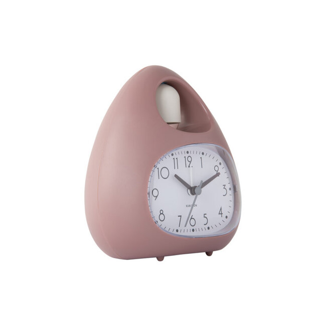 Karlsson - Wekker Blob Bell - oud roze