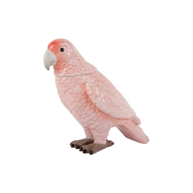 Present Time Pot De Rangement Oiseau - rose