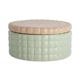 Present Time Storage Jar Cookie Jar - large - soft green