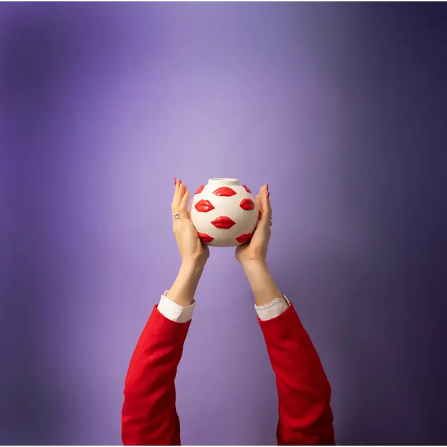 Blogo Design - Vase Mouth - small - red