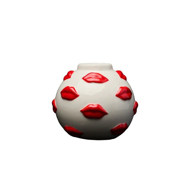 Blogo Design Vase Mouth - small - red