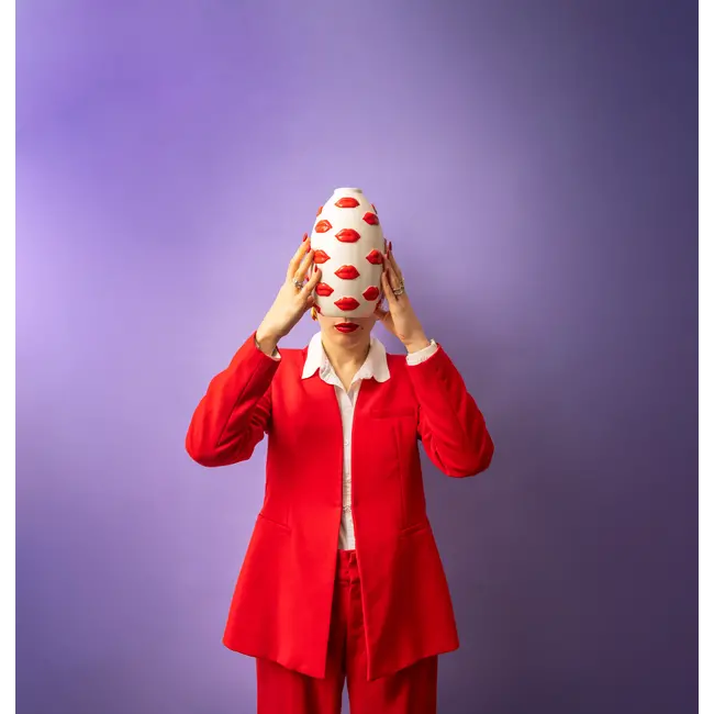 Blogo Design - Vase Mouth - large - rouge