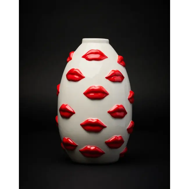 Blogo Design - Vase Mouth - large - rot