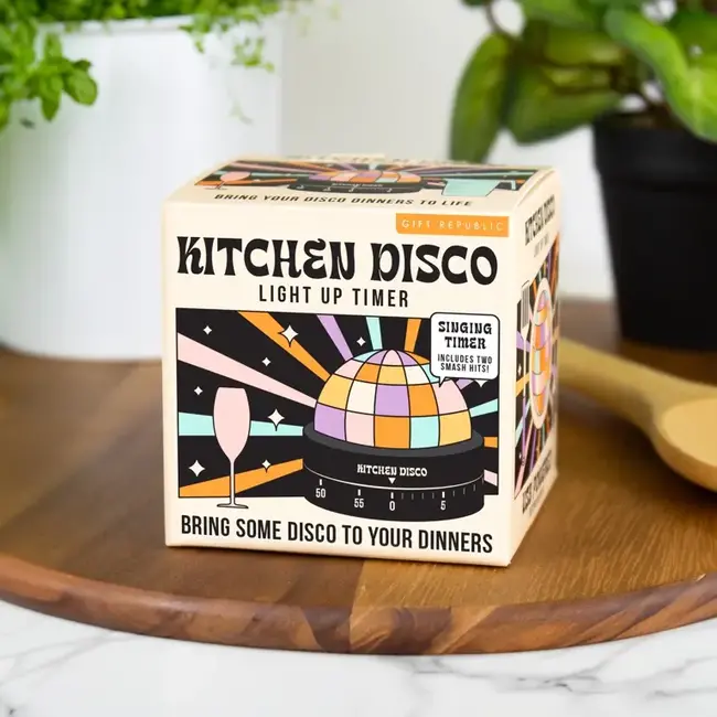 Gift Republic - Keukentimer Kitchen Disco - USB - oplaadbaar