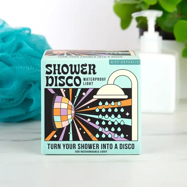 Gift Republic - Shower Disco Light - USB - rechargeable