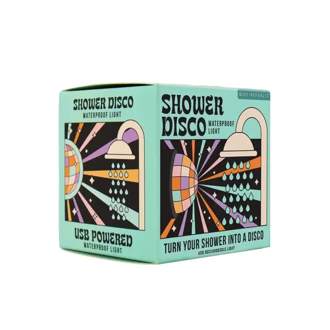 Gift Republic - Shower Disco Light - Douche Disco Licht - USB - oplaadbaar