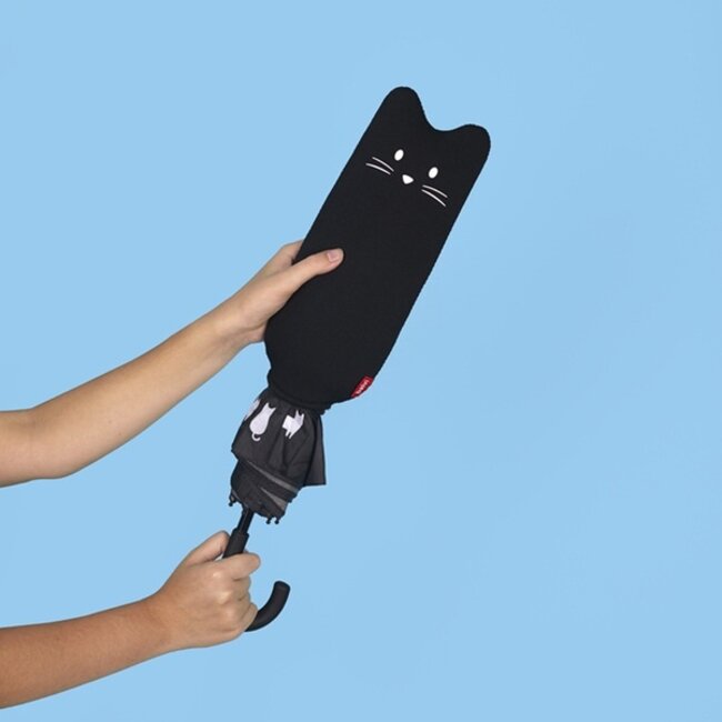 Balvi - Paraplu Meowmbrella Zwarte Kat