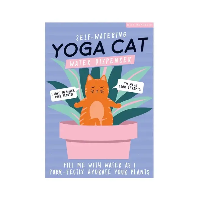 Gift Republic - Pflanzenbewässerer - Wassertropfer Yoga-Katze