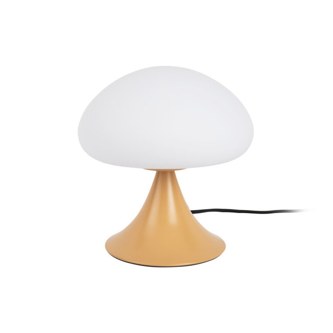 Leitmotiv - Tischlampe Hongo - ockerfarben