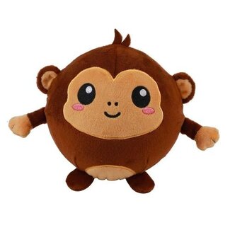 i-total Cuddle and Squeeze Pillow Monkey