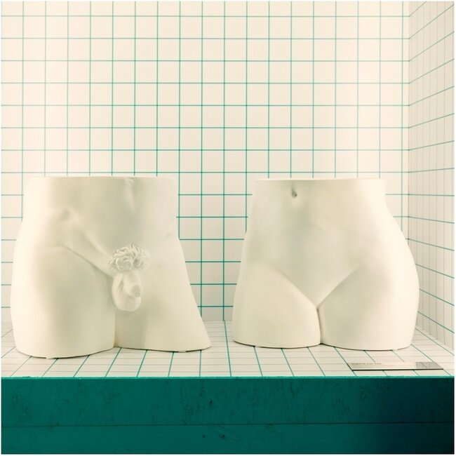 Seletti - Piece Of Me, Him - Sculpture, Stool, Side Table