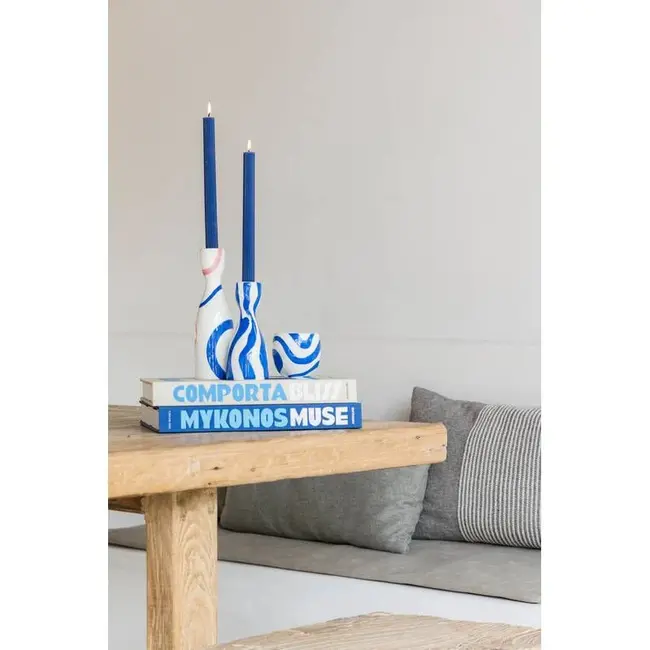 Que Rico - Kerzenständer Niño - Bold & Blue