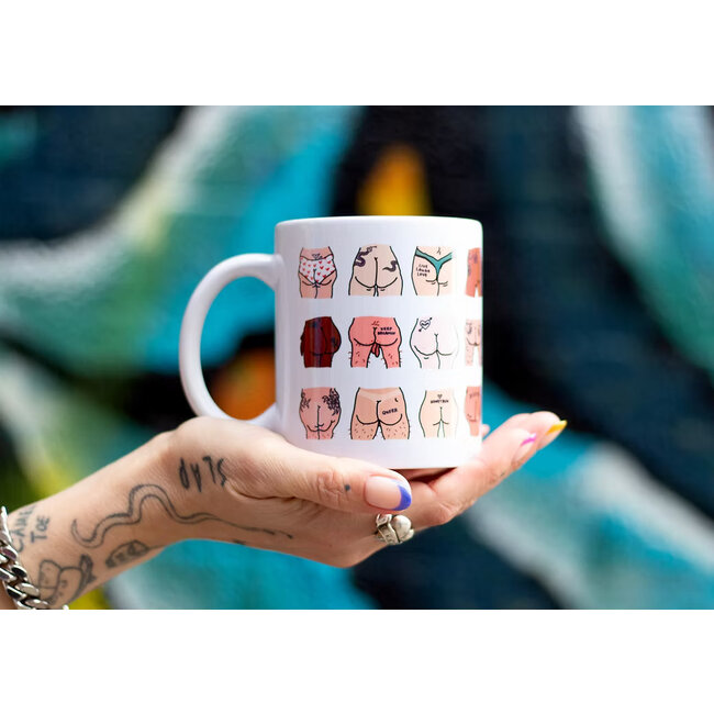 Eat Mielies - Tasse Tattooed Butts - Fesses Tatouées