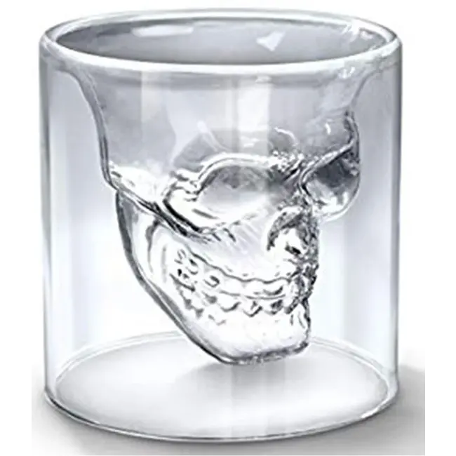 Winkee - Verres à Shot Skull - ensemble de 4