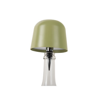Leitmotiv Flaschenlampe Cone Hat - grün