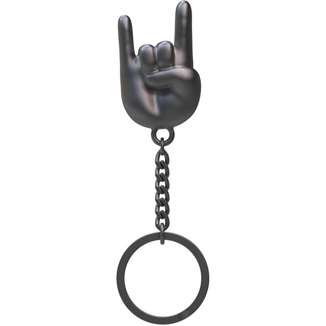 Winkee Porte-clés Rock Hand - noir