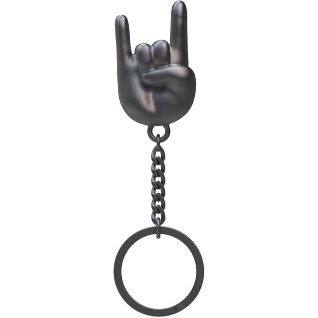 Winkee - Schlüsselanhänger Rock Hand - schwarz