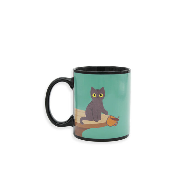 Winkee - Tasse Freche Katze - Wärmeempfindlicher Magischer Becher