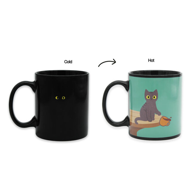 Winkee - Mug Naughty Cat - Heat Sensitive Magic Mug