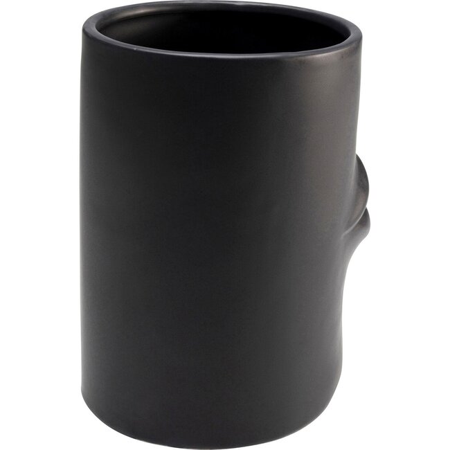Kare Design - Vase Labbra Lips - noir - H 22 cm