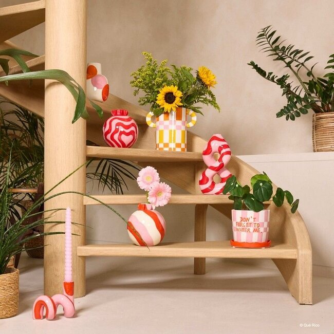 Que Rico - Bloempot - Plantenpot Lior - Squares & Stripes