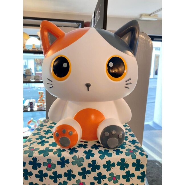 i-total - Money Box Big Orange Cat - H 27 cm