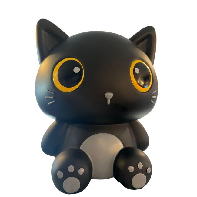 i-total Money Box Big Black Cat