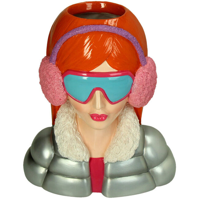 Kersten Vase Fashion Ski Lady