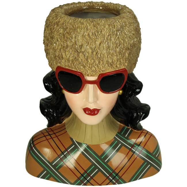 Kersten Vase Fashion Lady - Pelzmütze