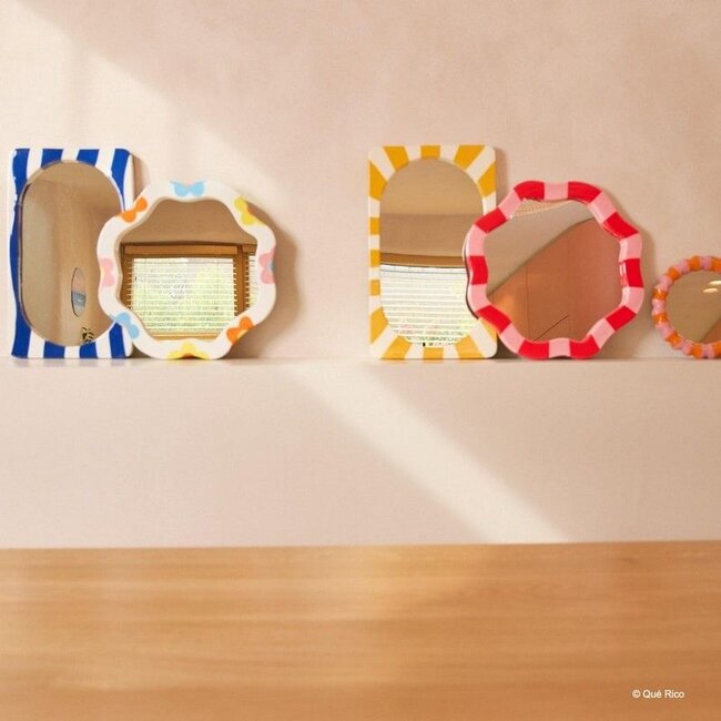 Que Rico - Miroir Celia - Sunny Stripes
