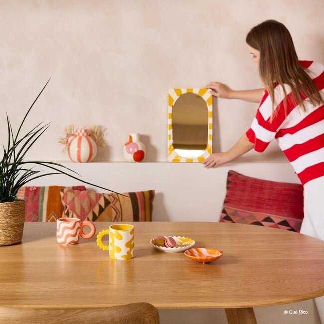 Que Rico - Mirror Celia - Sunny Stripes