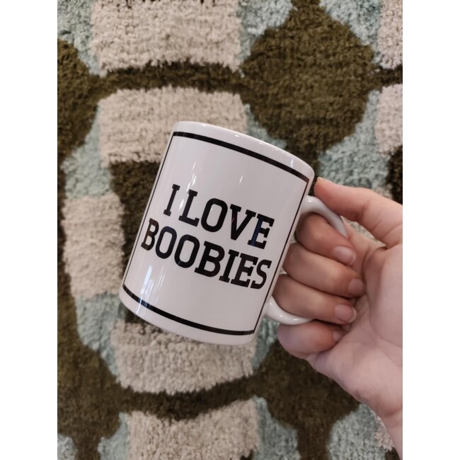Urban Merch - Tasse I Love Boobies