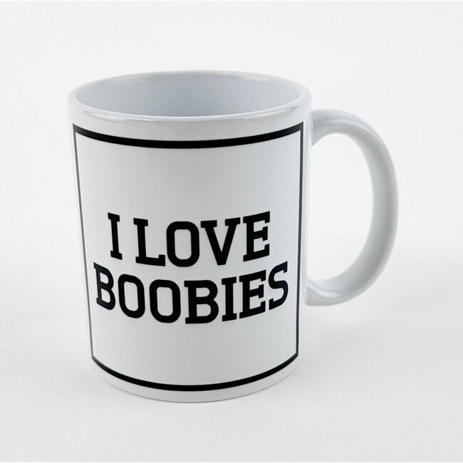 Urban Merch Beker I Love Boobies