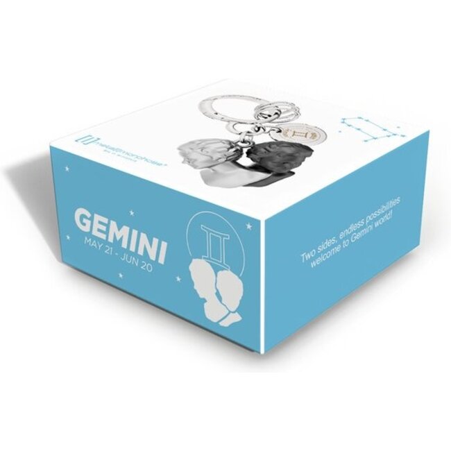 Metalmorphose - Keychain Zodiac Gemini - Horoscope Collection