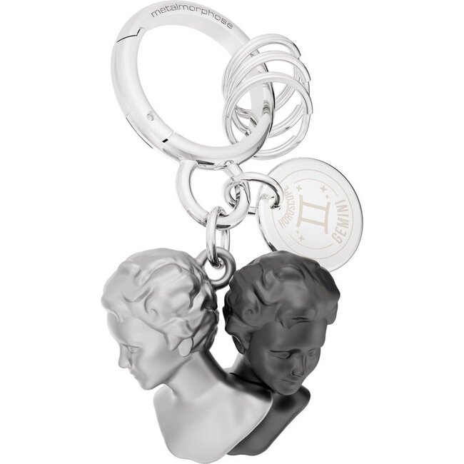 Metalmorphose - Porte-clés Zodiaque Gémeaux - Collection Horoscope