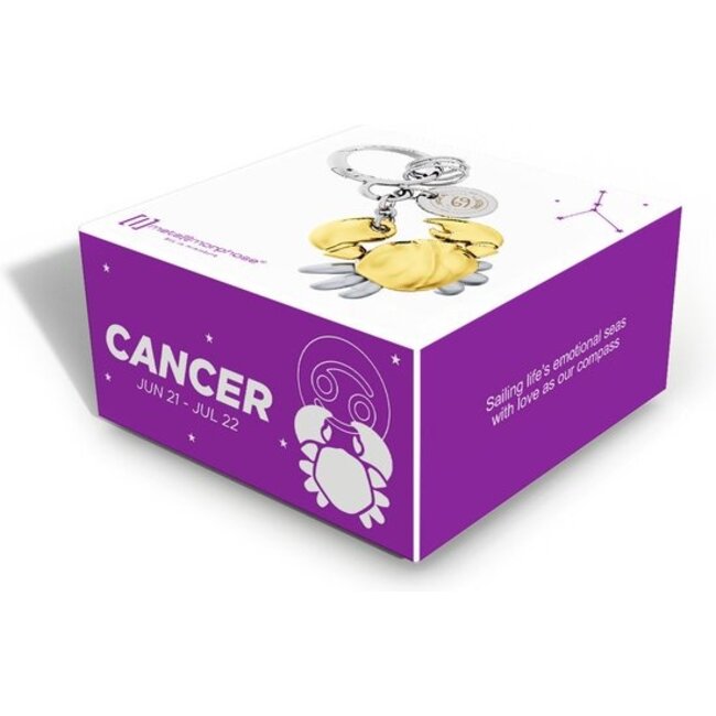 Metalmorphose - Porte-clés Zodiaque Cancer - Collection Horoscope