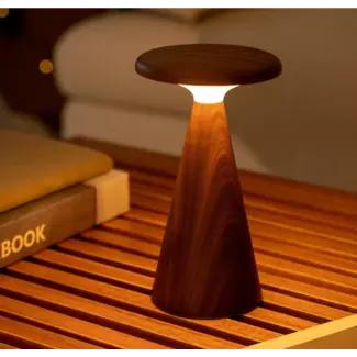 Gingko Table Lamp Sylva - large - walnut