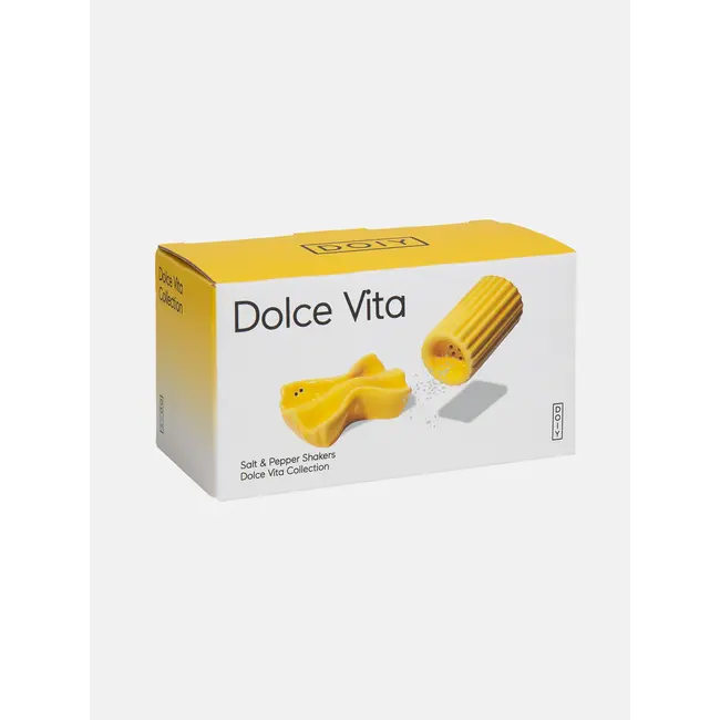 DOIY - Salt and Pepper Shaker Farfalle & Macaroni - Dolce Vita Collection