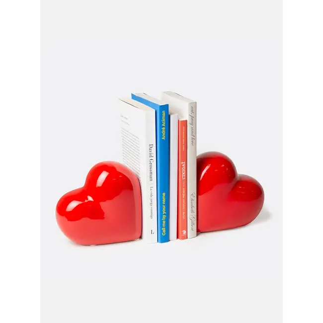 DOIY - Buchstütze Love - Rote Herzen