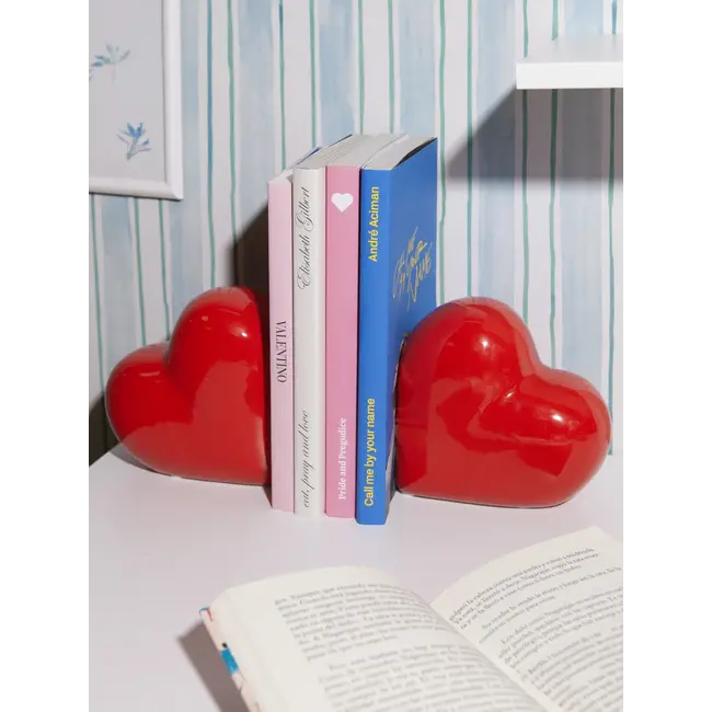 DOIY - Boekensteun Love - Rode Harten