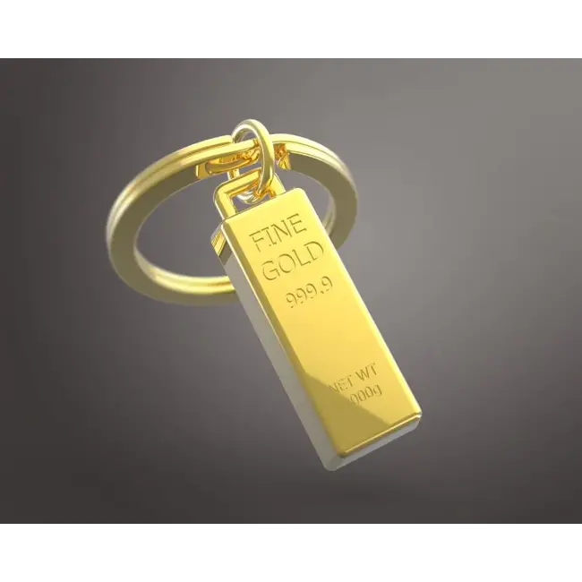 Metalmorphose - Porte-Clés Lingot d'or
