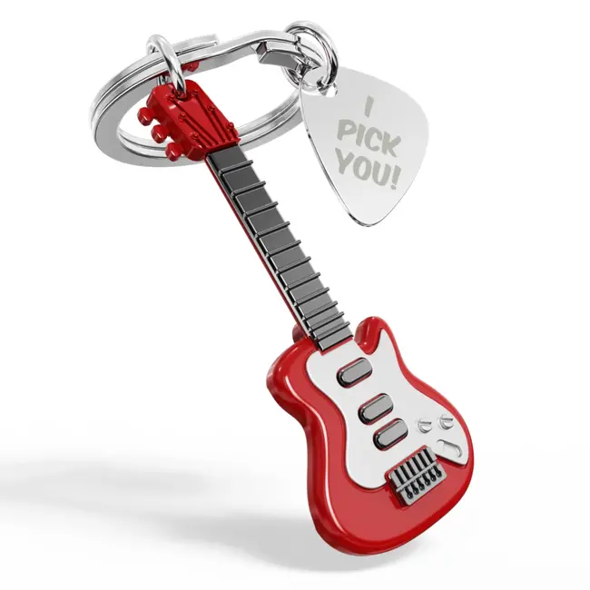 Chocli Metalmorphose Sleutelhanger Elektrische Gitaar